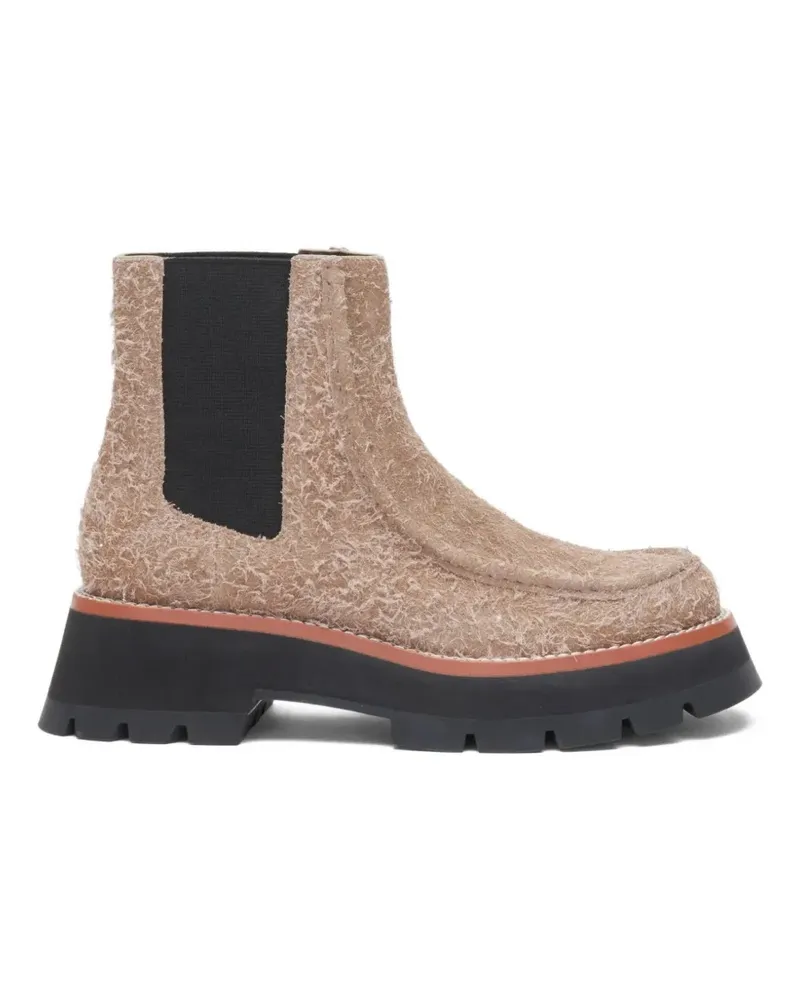 3.1 phillip lim Kate textured chelsea boots - Nude Nude