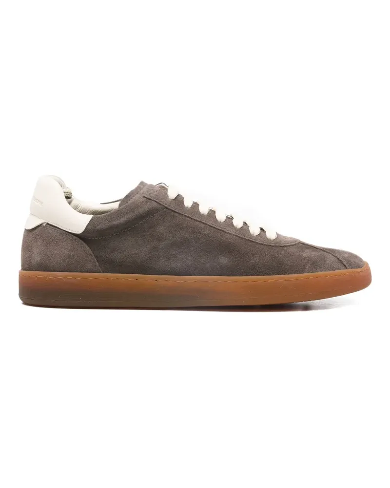Officine Creative Italia Halo lace-up low-top sneakers - Braun Braun