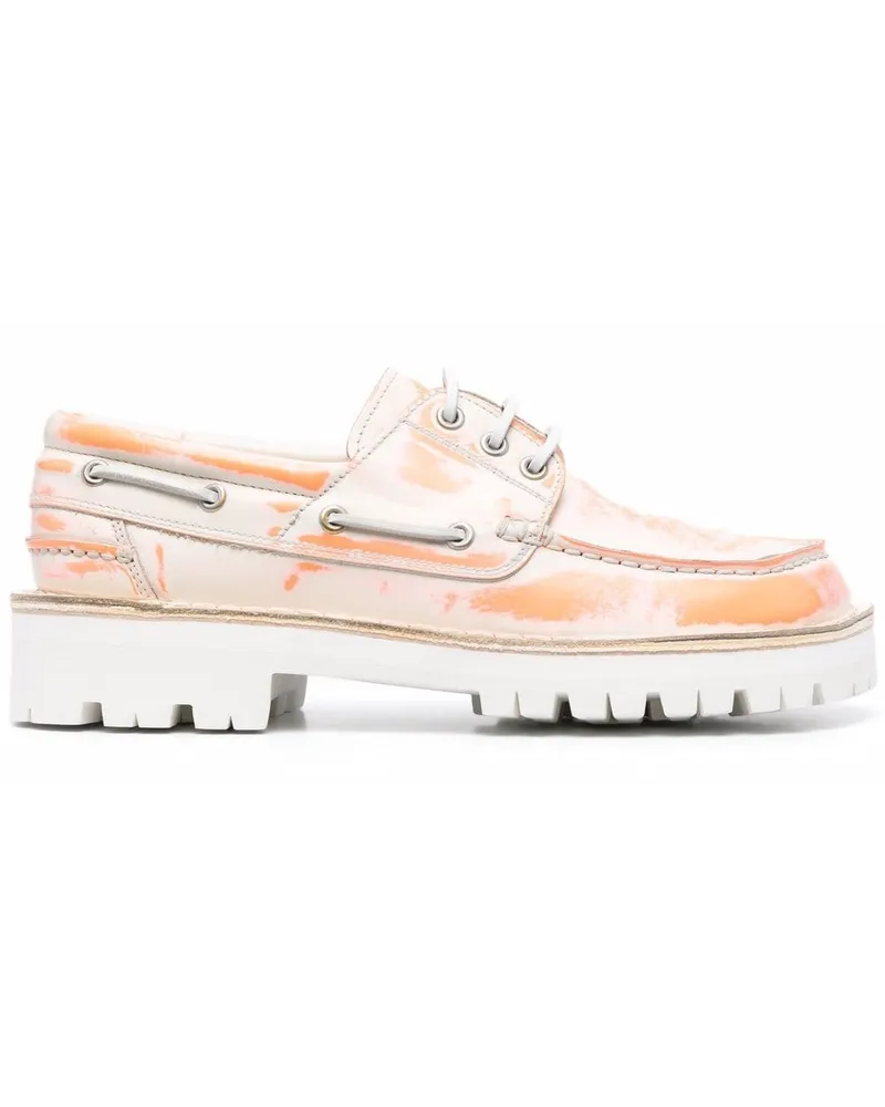 Camper Eki Loafer mit Batikmuster - Orange Orange