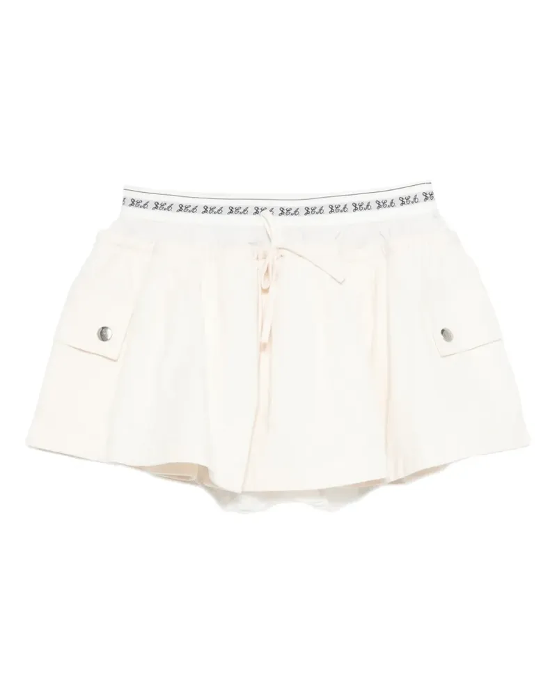 Sea Lois pocket mini skirt - Nude Nude