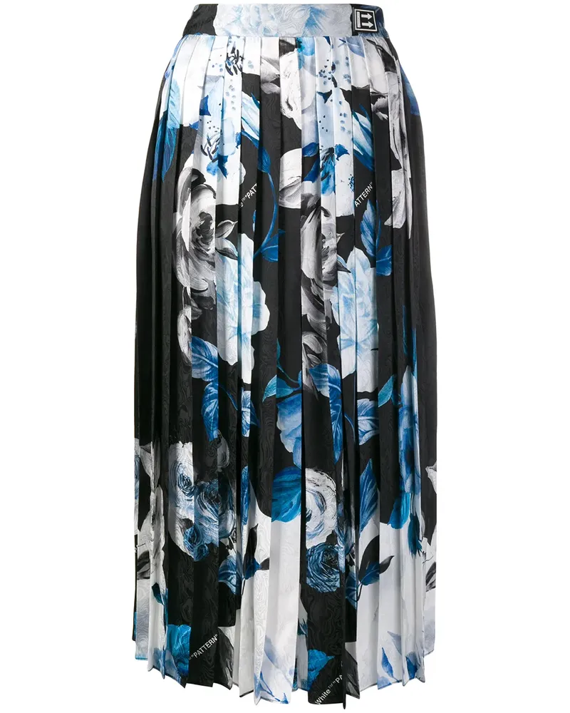 OFF-WHITE Plissierter Rock - Schwarz Schwarz