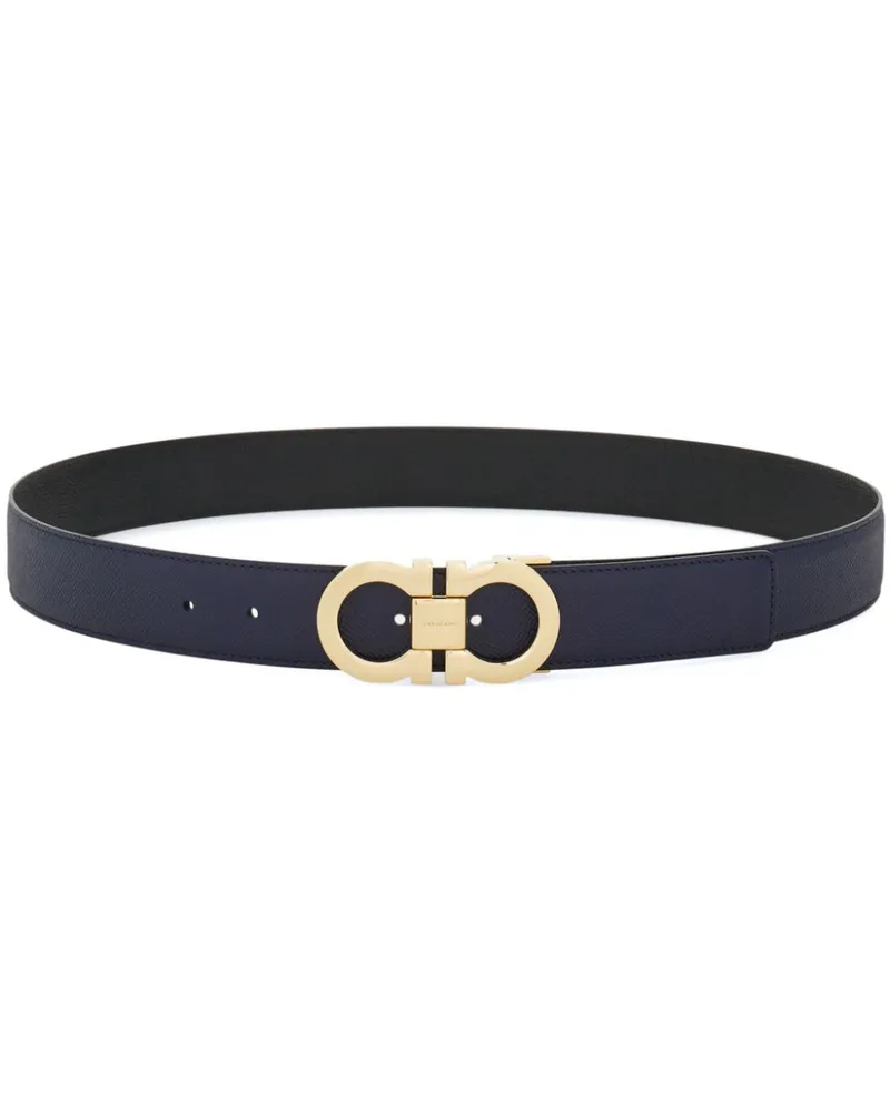 Ferragamo Wendbarer Gürtel mit Gancini-Schnalle - Blau Blau