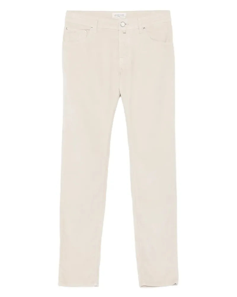 Jacob Cohën Cordhose im Five-Pocket-Design - Nude Nude