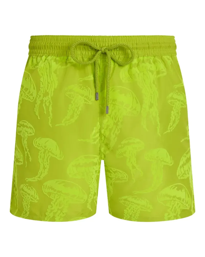 Vilebrequin Badeshorts mit Quallen-Print - Grün Grün