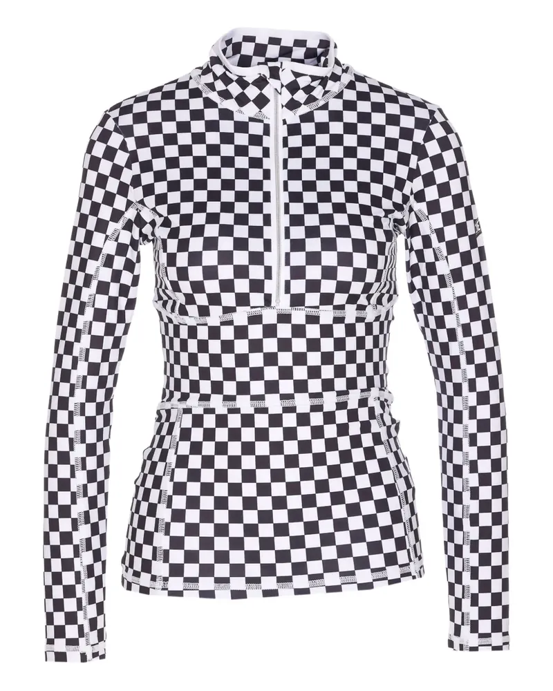 Jet Set Ginger zip-front top - Schwarz Schwarz