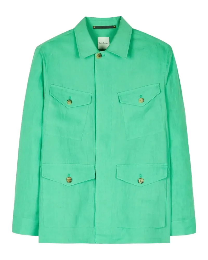 Paul Smith linen field jacket - Grün Grün