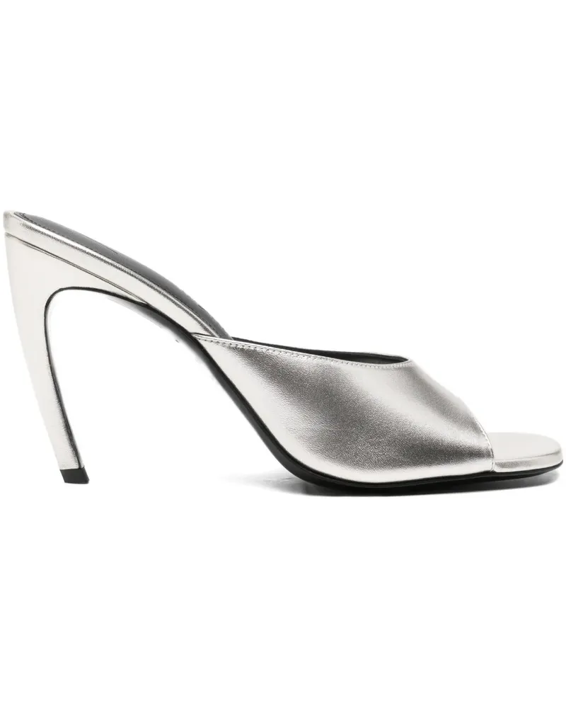 ATTICO Betta Sandalen 100mm - Silber Silber