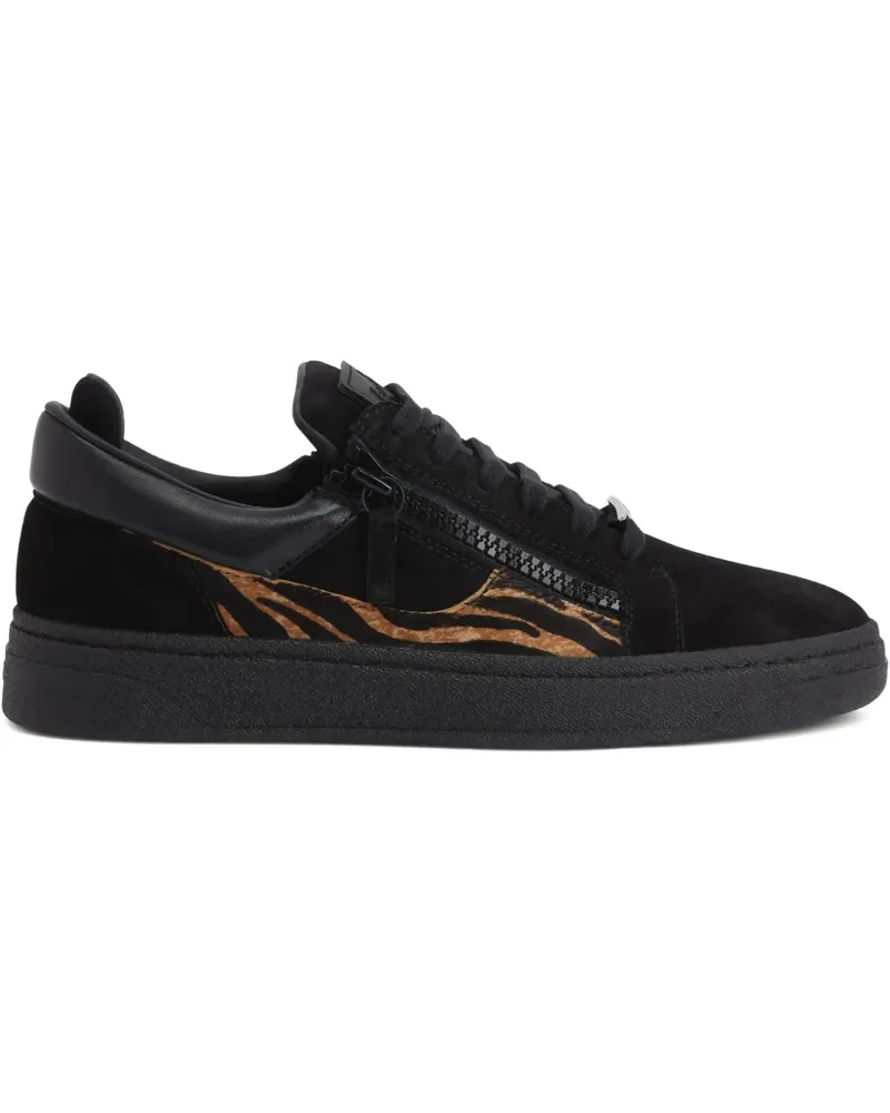 Giuseppe Zanotti GZ94 zebra-print lace-up sneakers - Schwarz Schwarz