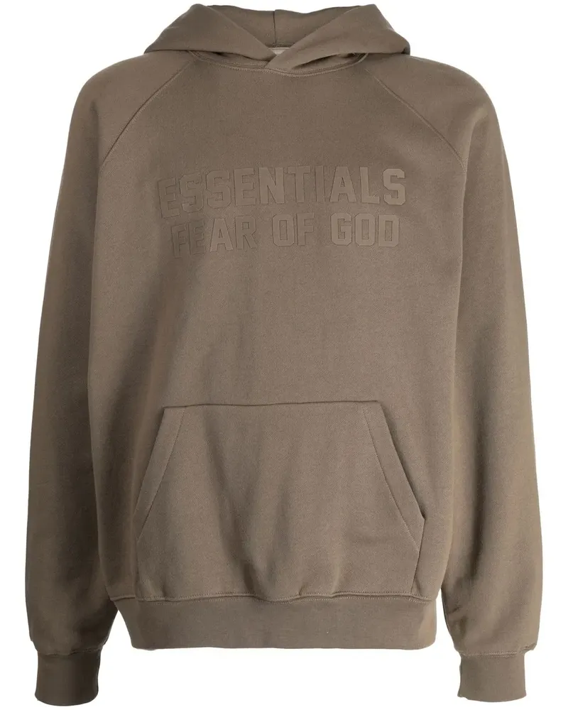 Fear of God Hoodie mit Logo-Print - Braun Braun