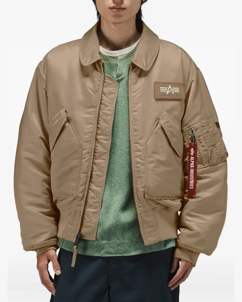 Alpha Industries CWU 45/P bomber jacket - Nude Nude