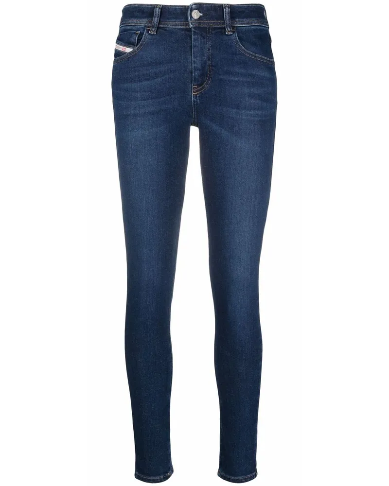 Diesel Jeans mit Logo-Patch - Blau Blau