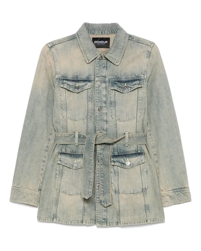 Dondup Klassische Jeansjacke - Blau Blau