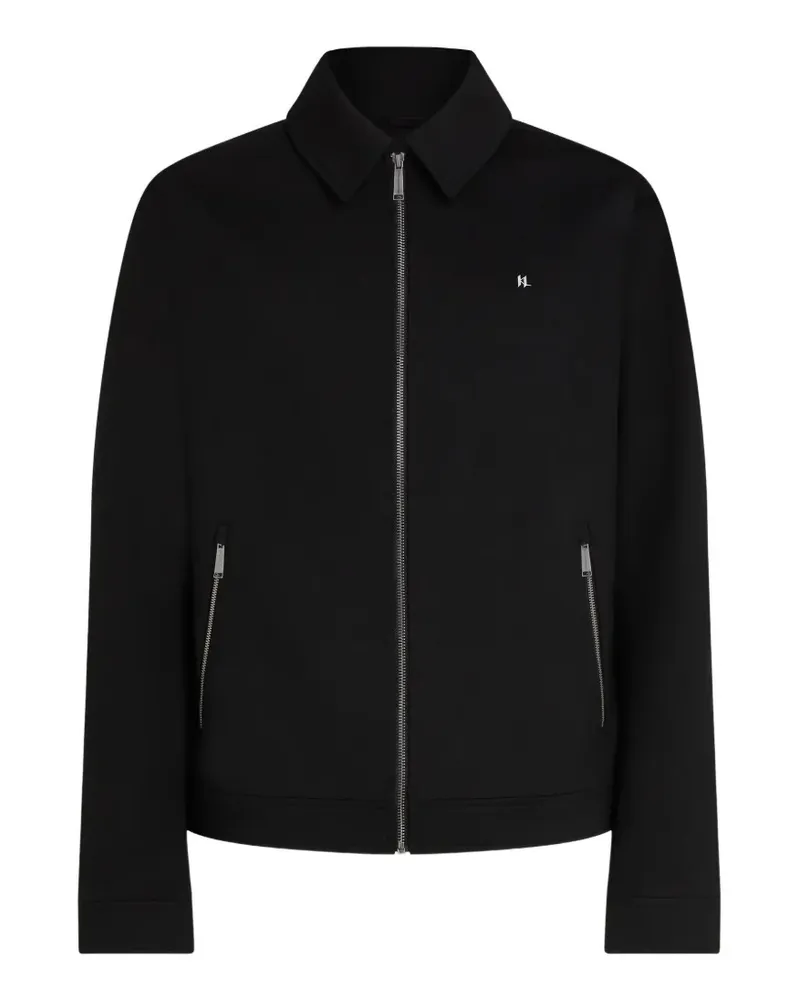 Karl Lagerfeld Punto Hemdjacke - Schwarz Schwarz
