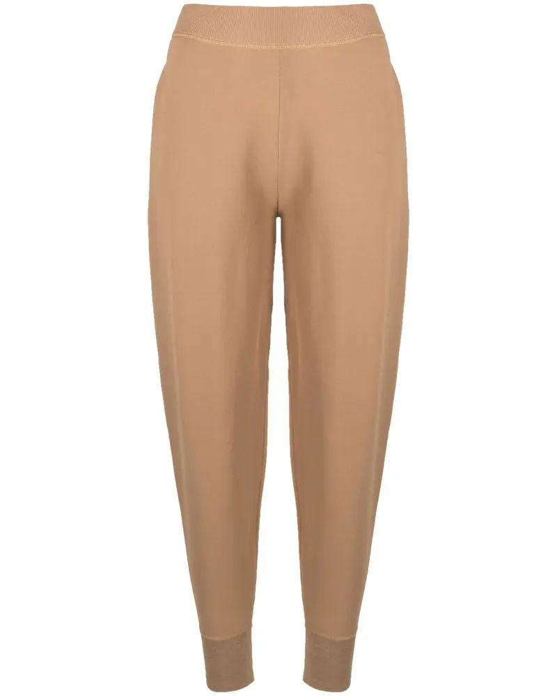 Stella McCartney Jogginghose mit hohem Bund - Braun Braun