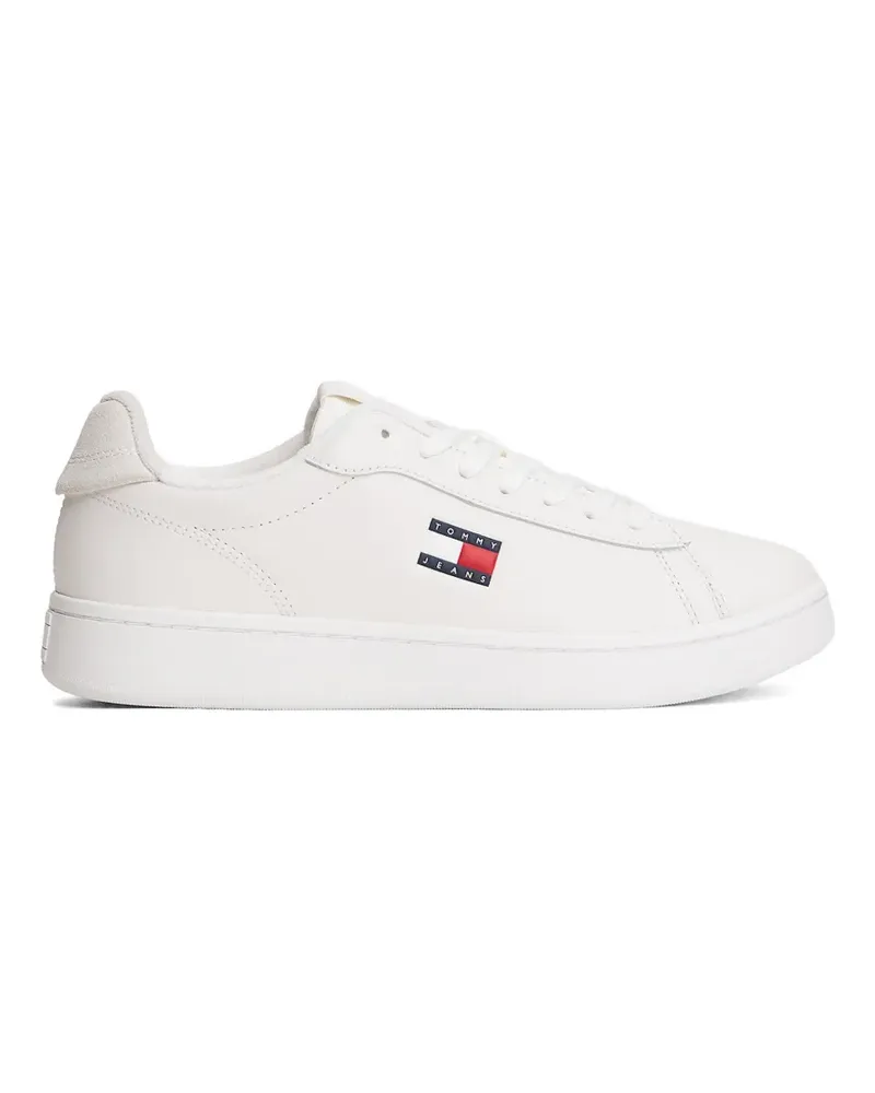 Tommy Hilfiger logo-patch lace-up sneakers - Weiß Weiß