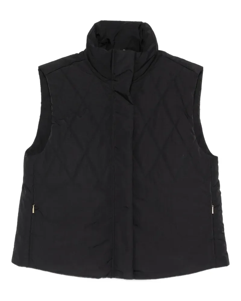 Emporio Armani quilted-pattern gilet - Schwarz Schwarz