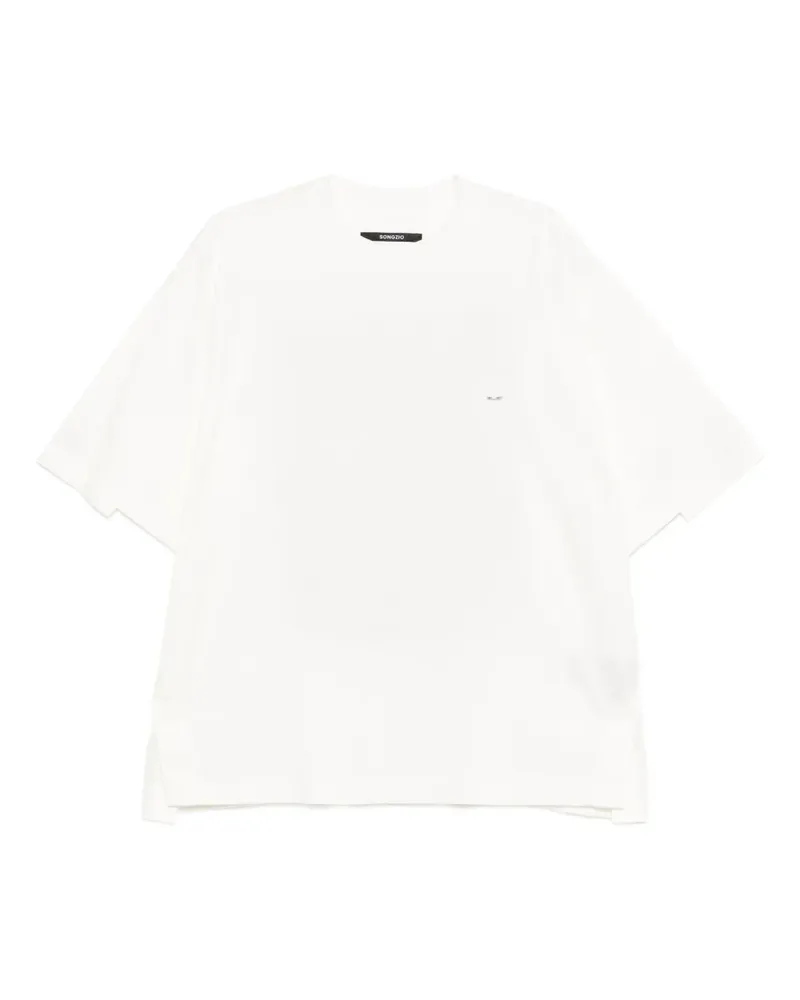 SONGZIO T-Shirt mit Ritterstickerei - Weiß Weiß
