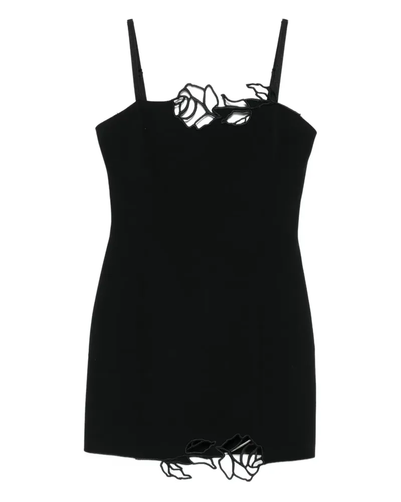 Blumarine Verziertes Midikleid - Schwarz Schwarz