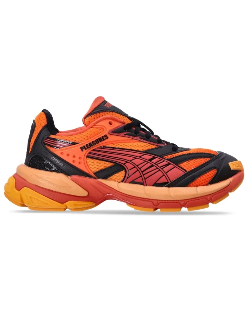 Puma x PLEASURES Velophasis Layers Sneakers - Orange Orange