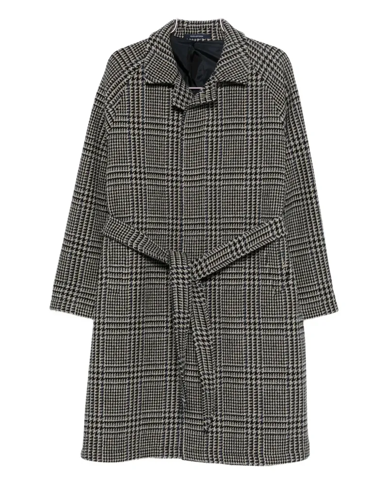 Tagliatore belted single-breasted coat - Blau Blau
