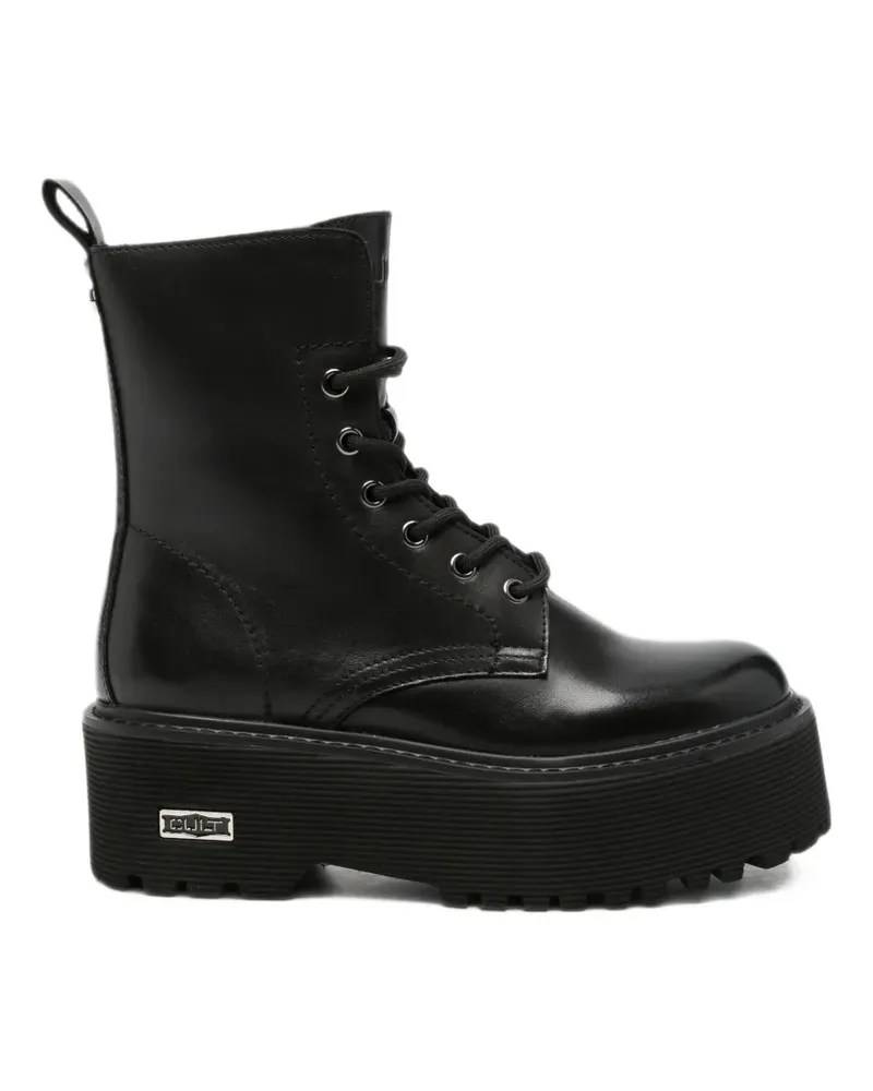 Cult Schnürstiefel mit Plateau - Schwarz Schwarz