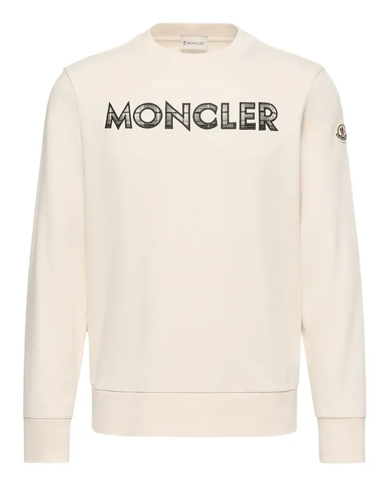Moncler Sweatshirt mit Logo-Print - Nude Nude