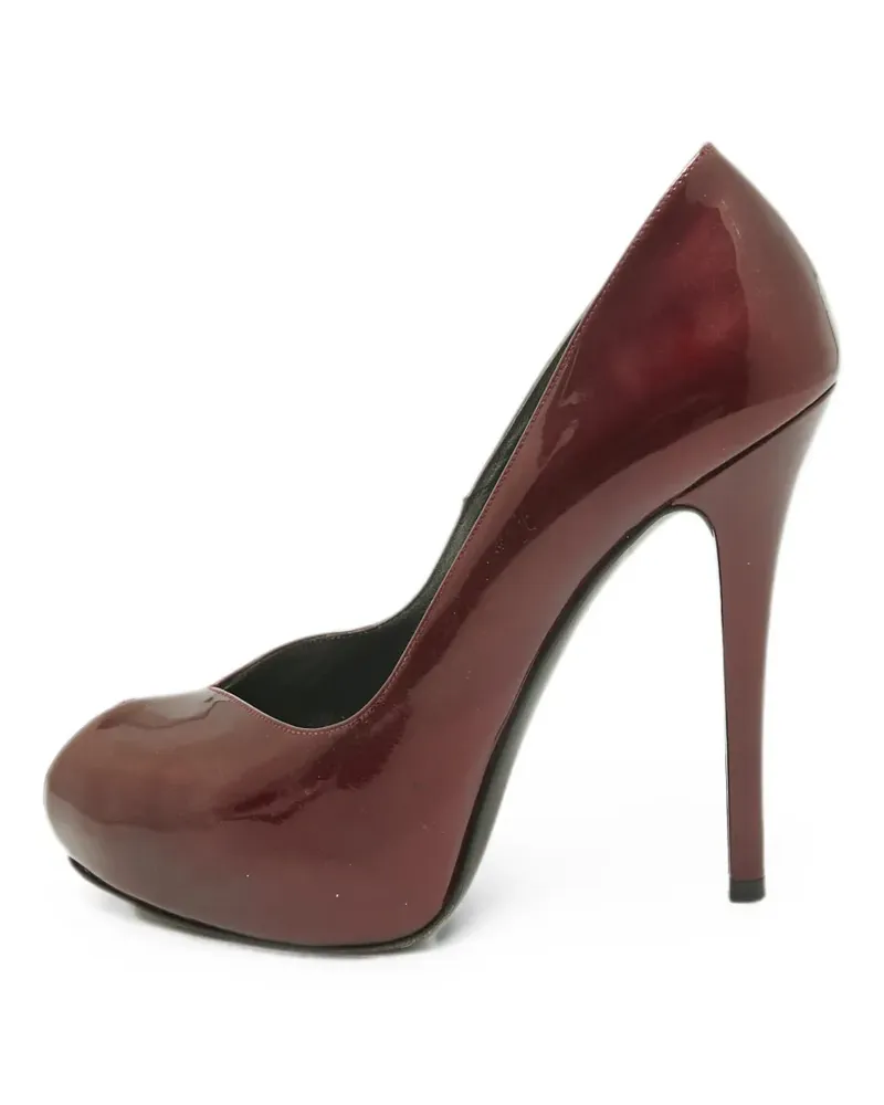 Stuart Weitzman leather heeled pumps - Rot Rot