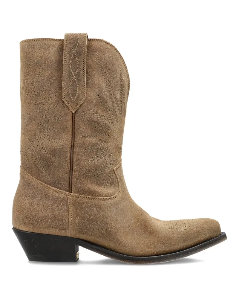 Golden Goose Wish Star' Cowboystiefel - Nude Nude