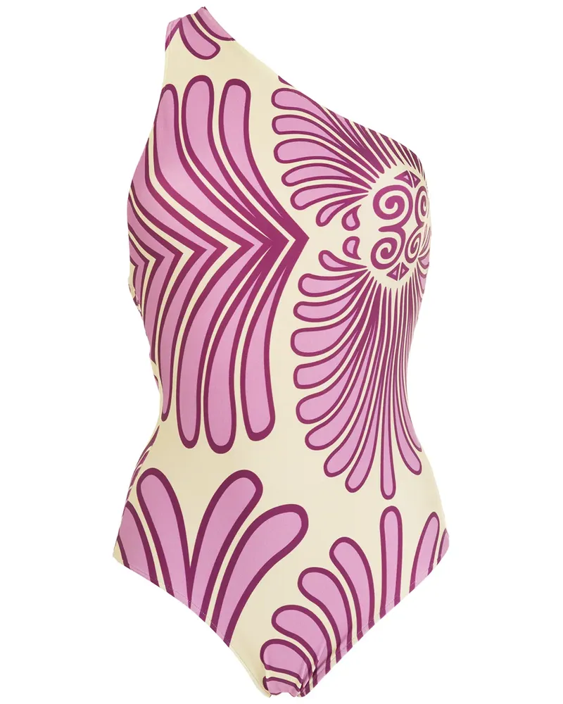 Adriana Degreas Badeanzug mit grafischem Print - Violett Violett