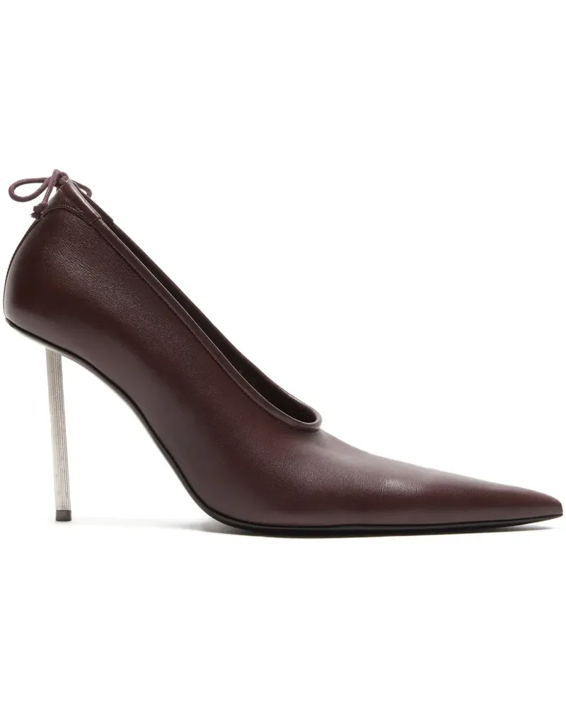 Acne Studios Pumps mit spitzer Kappe 100mm - Braun Braun