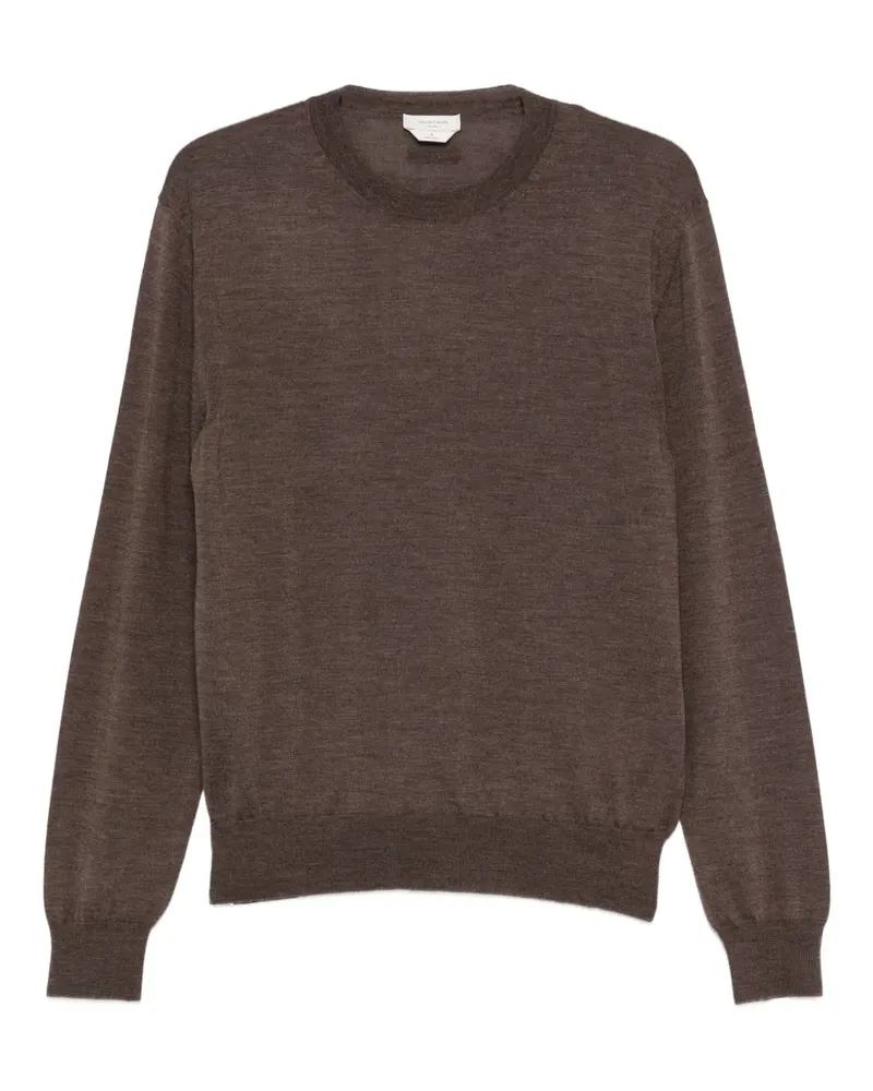 Jacob Cohën Pullover mit Rundhalsausschnitt - Braun Braun