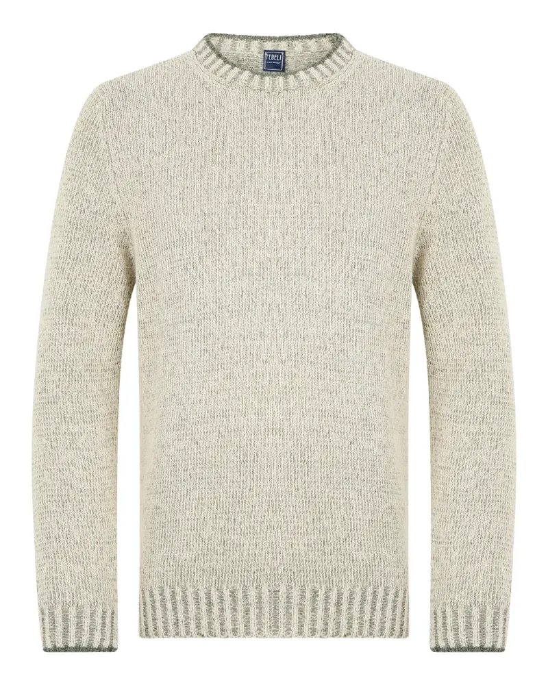 Fedeli crew-neck sweater - Nude Nude
