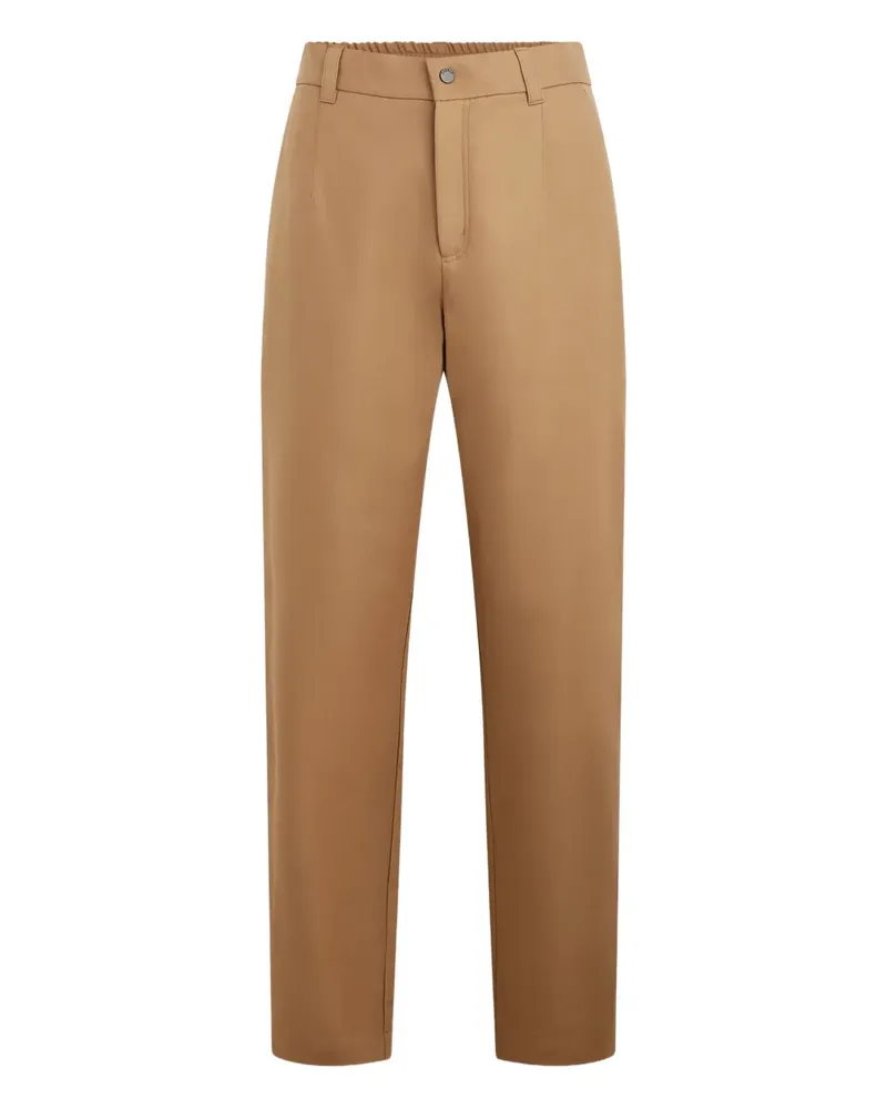 FUSALP elastic-waist cotton trousers - Braun Braun
