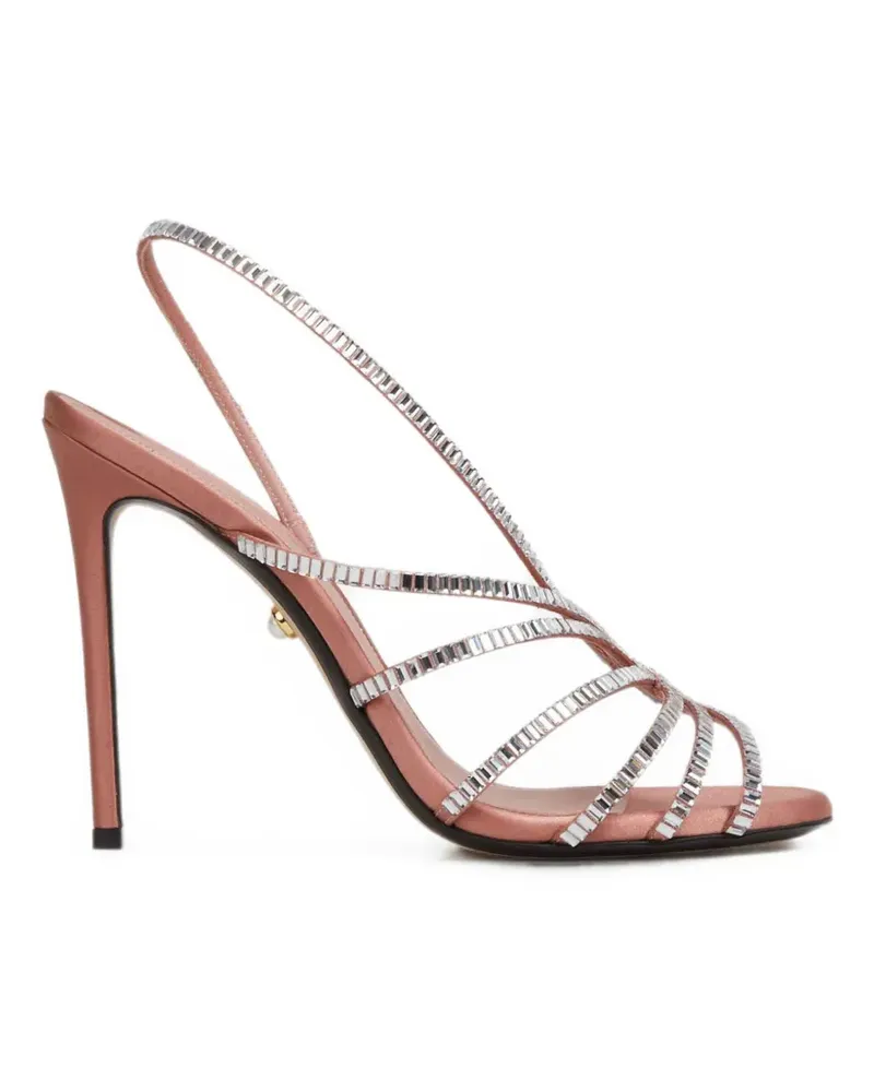 Alevì Star Xstal crystal-embellished slingback sandals - Rosa Rosa