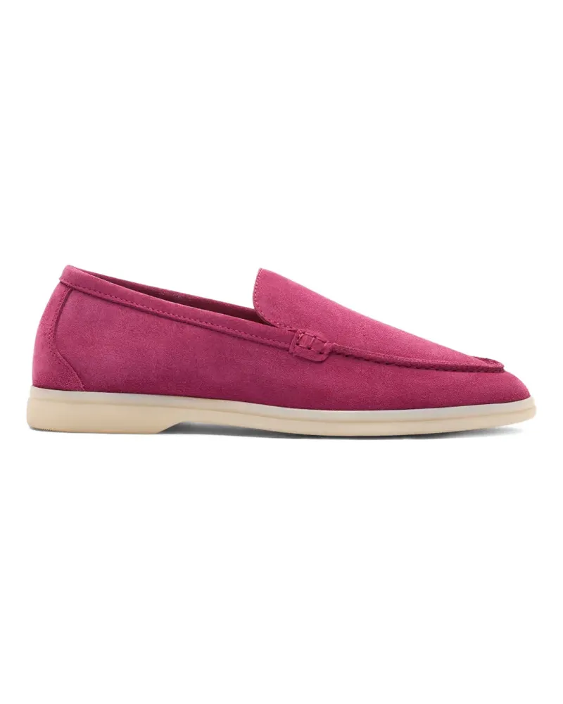 Scarosso Ludovica suede loafers - Rosa Rosa