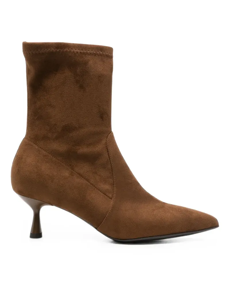 Sergio Levantesi Stiefeletten mit spitzer Kappe - Braun Braun