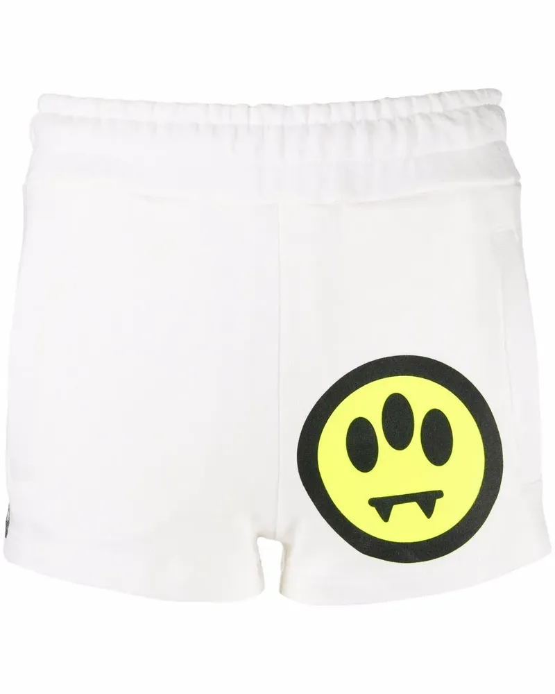 BARROW Kurze Shorts mit Logo-Print - Weiß Weiß