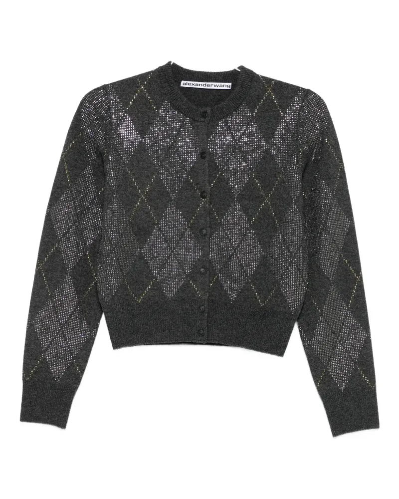 Alexander Wang wool blend cardigan - Grau Grau