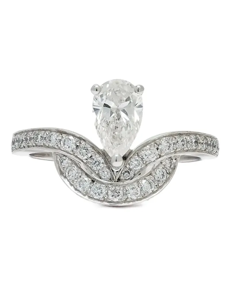 Loyal.e Paris Emblème Ring mit Diamanten - Silber Silber
