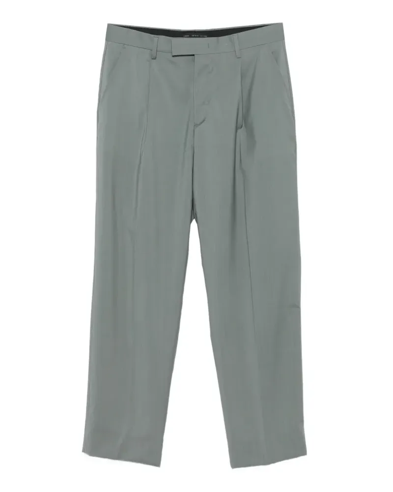 Low Brand pleated pressed-crease trousers - Grau Grau
