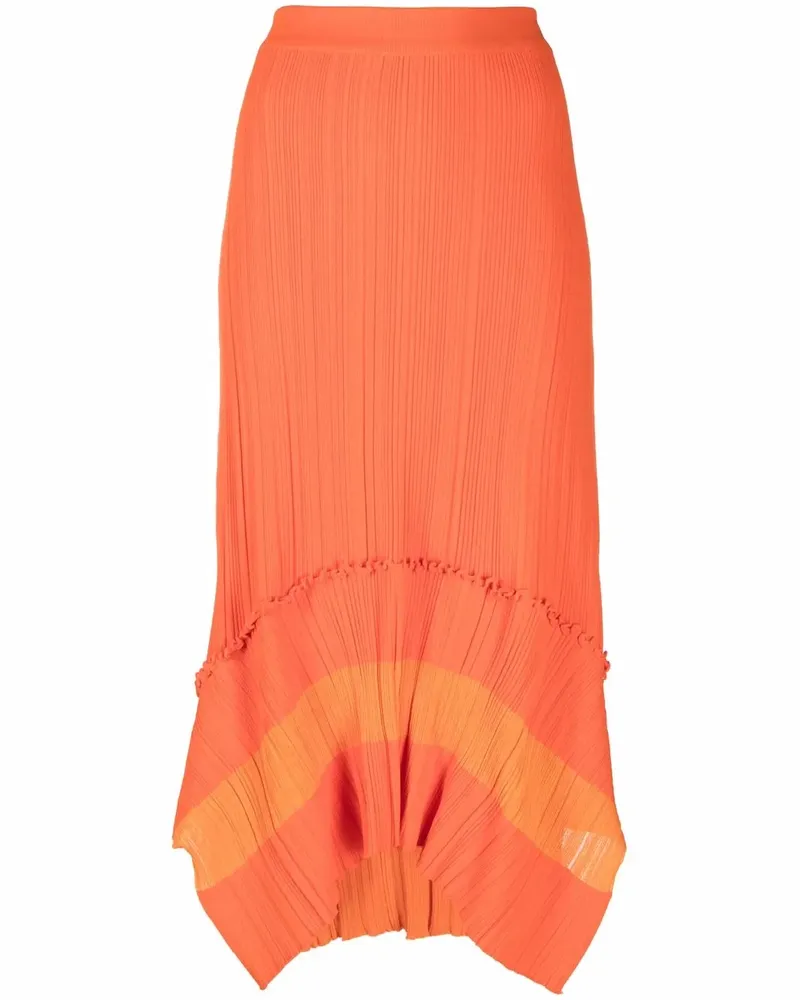 Stella McCartney Zweifarbiger Rock - Orange Orange