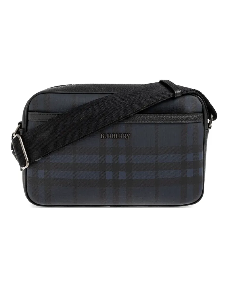 Burberry City Check messenger bag - Blau Blau