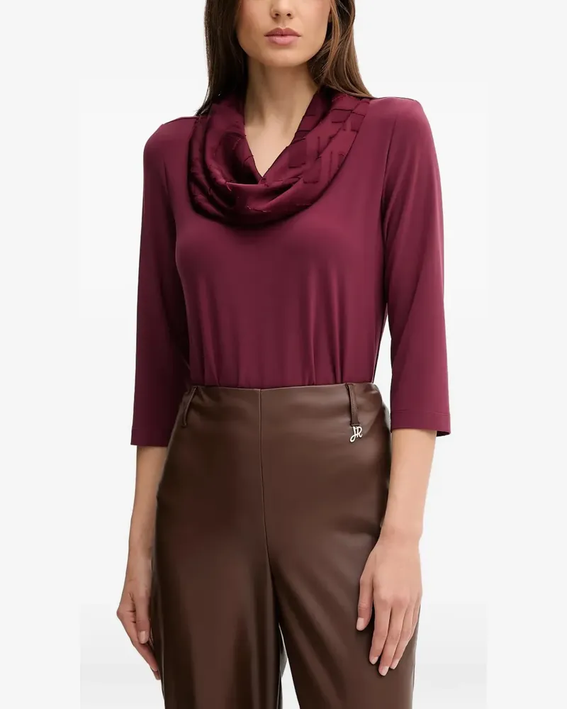 Joseph Ribkoff cowl-neck top - Rot Rot
