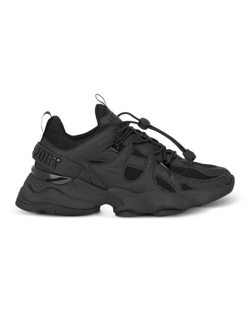 Philipp Plein Runner Beast X-01 panelled sneakers - Schwarz Schwarz