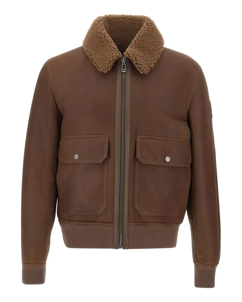 Belstaff Northwind shearling jacket - Braun Braun