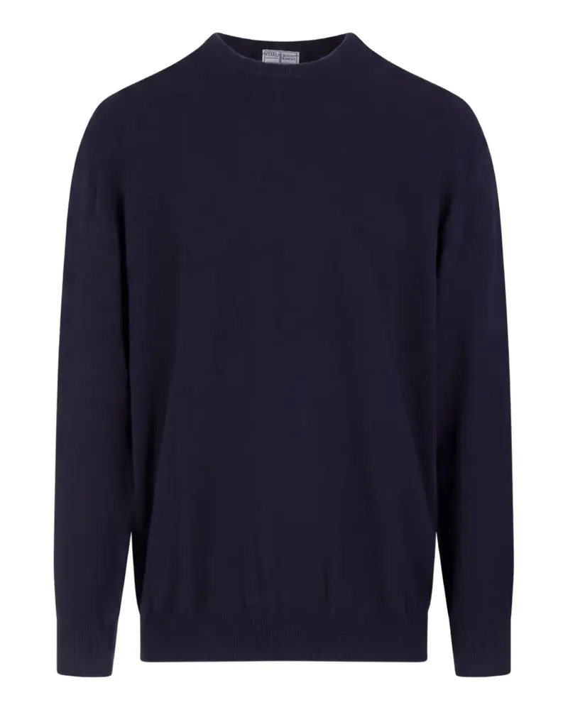 Fedeli crew-neck sweater - Blau Blau