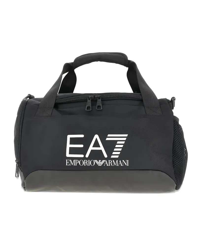 EA7 Reisetasche mit Logo - Schwarz Schwarz