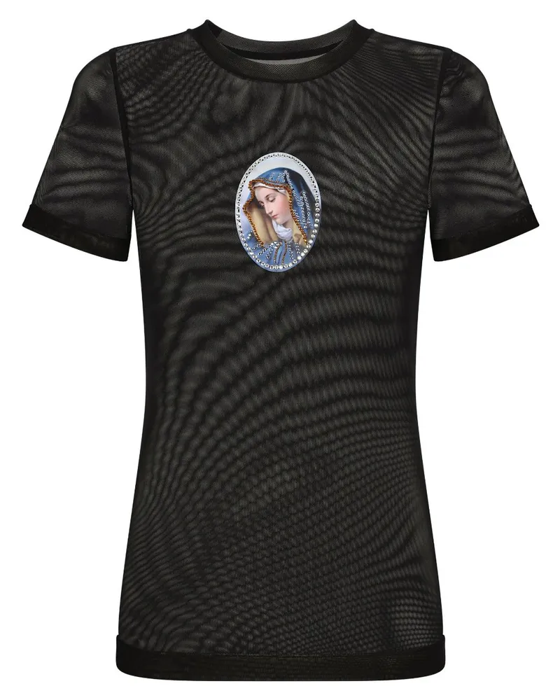Dolce & Gabbana 1998 Madonna T-Shirt - Schwarz Schwarz