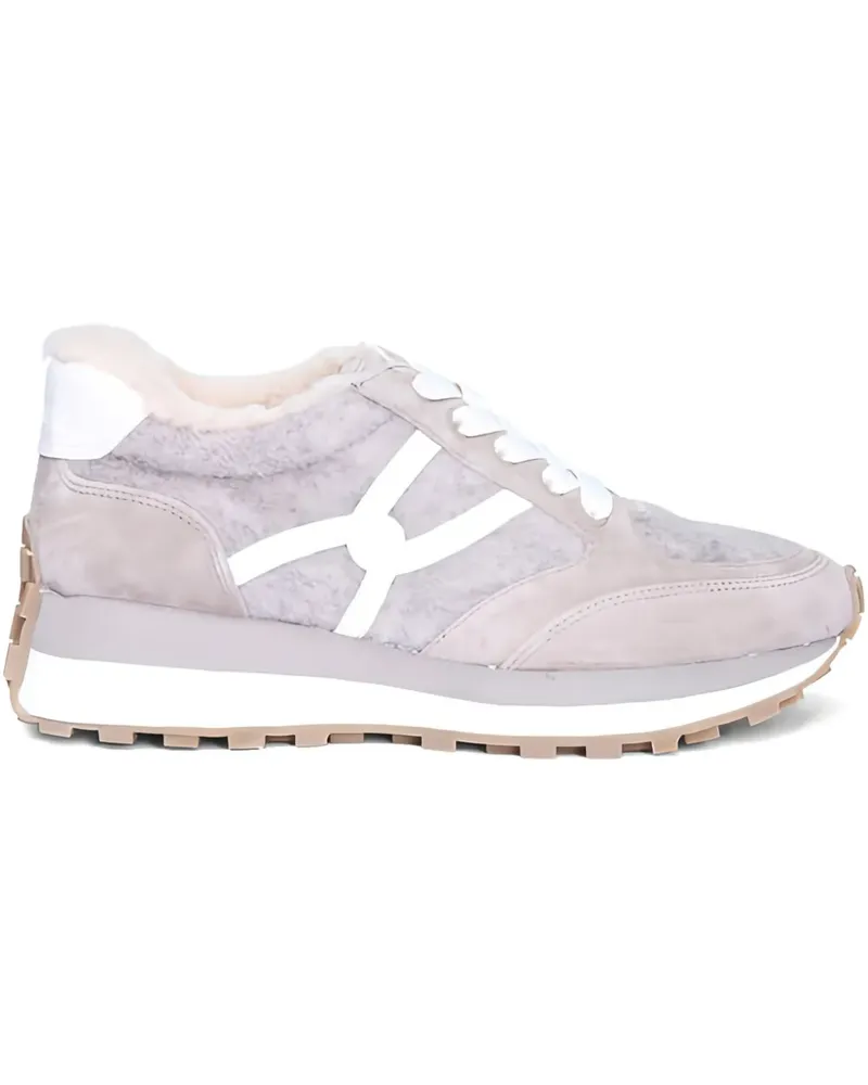 Veronica Beard Valentina Sneakers mit Shearling - Grau Grau