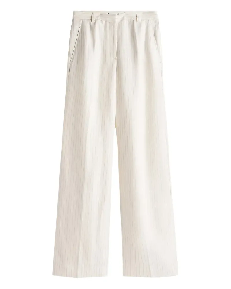 Tommy Hilfiger Hose mit Nadelstreifen - Nude Nude